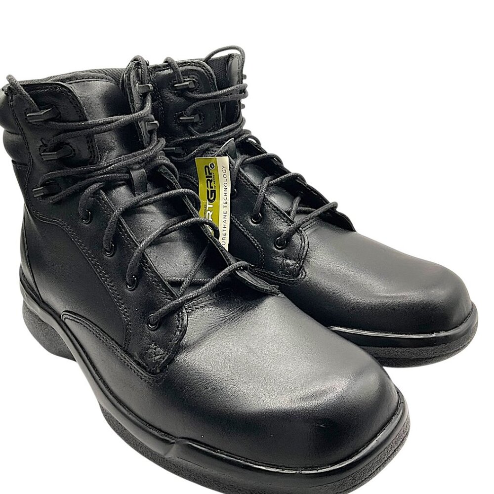 Apex Leather Biomechanical Aetrex Performance Work Boot Men Sz 9.5M B4500M NWT